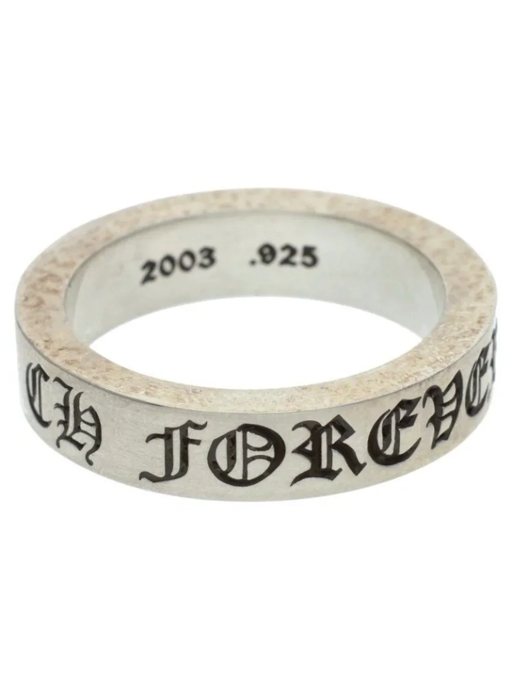 Chrome Hearts Spacer Forever Silver Ring
